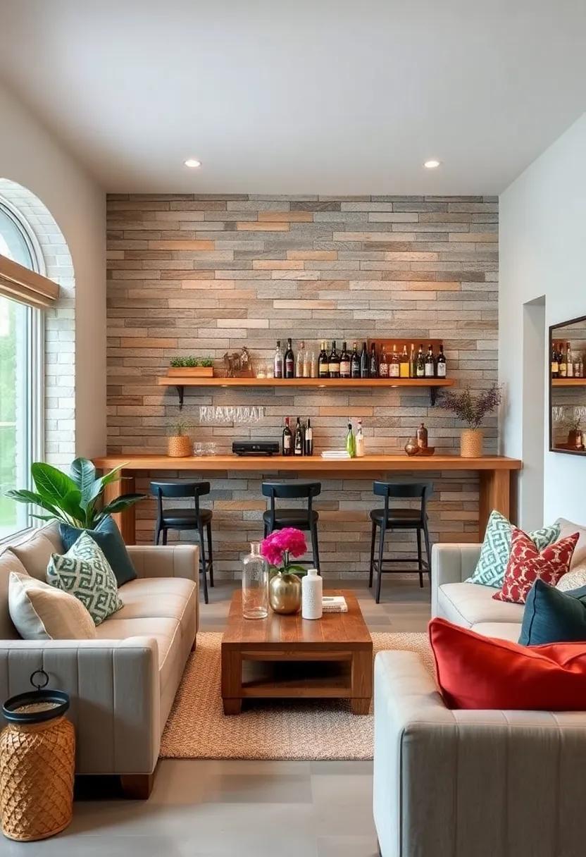 Rustic Pallet bar: Build a rustic bar ⁣using⁣ reclaimed wood pallets for a cozy, farmhouse touch that embraces the charm⁢ of small spaces