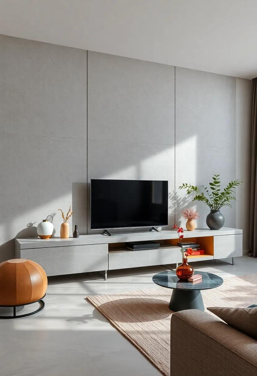 Statement Pieces: Unveil unconventional⁣ TV units that make bold statements through unique shapes and striking use of glass to ​draw attention