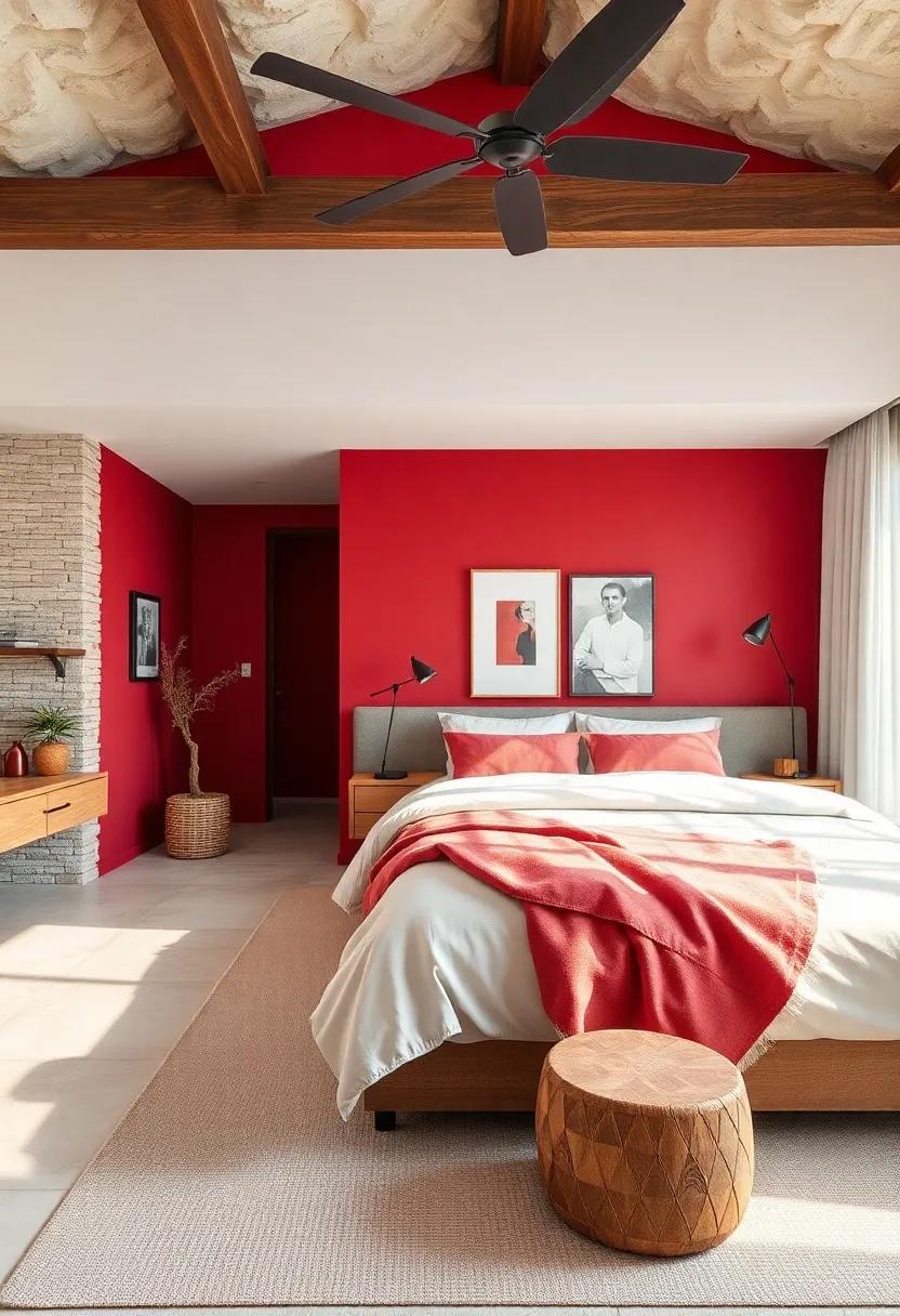 Berry Red: A bold choice that exudes warmth,berry red can wrap your bedroom in comfort and create an energetic yet cozy⁤ atmosphere