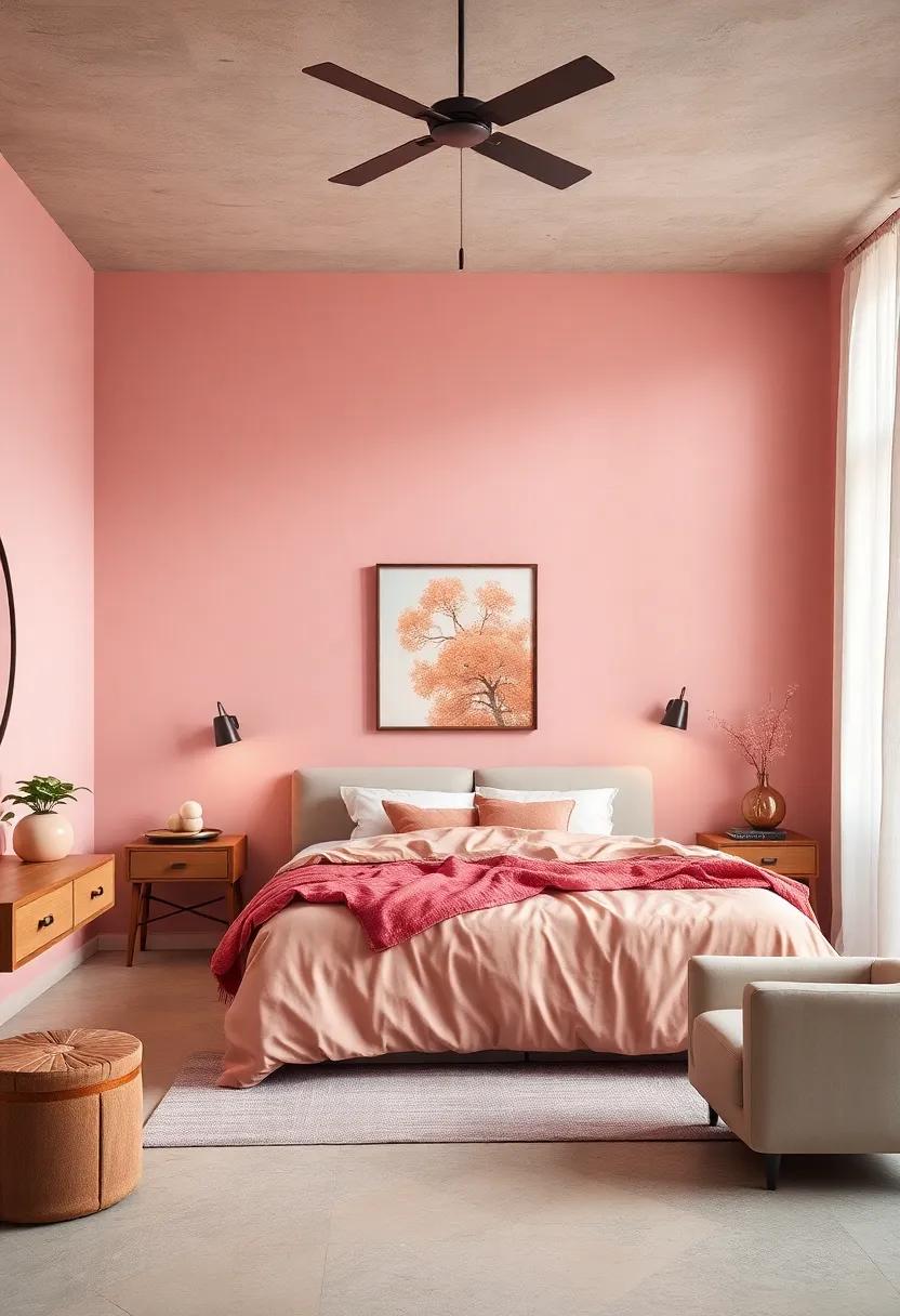 Blush Pink: Add ⁤a touch of ‌romance and‌ warmth to your bedroom with blush pink, offering a soft, comforting space that inspires serenity