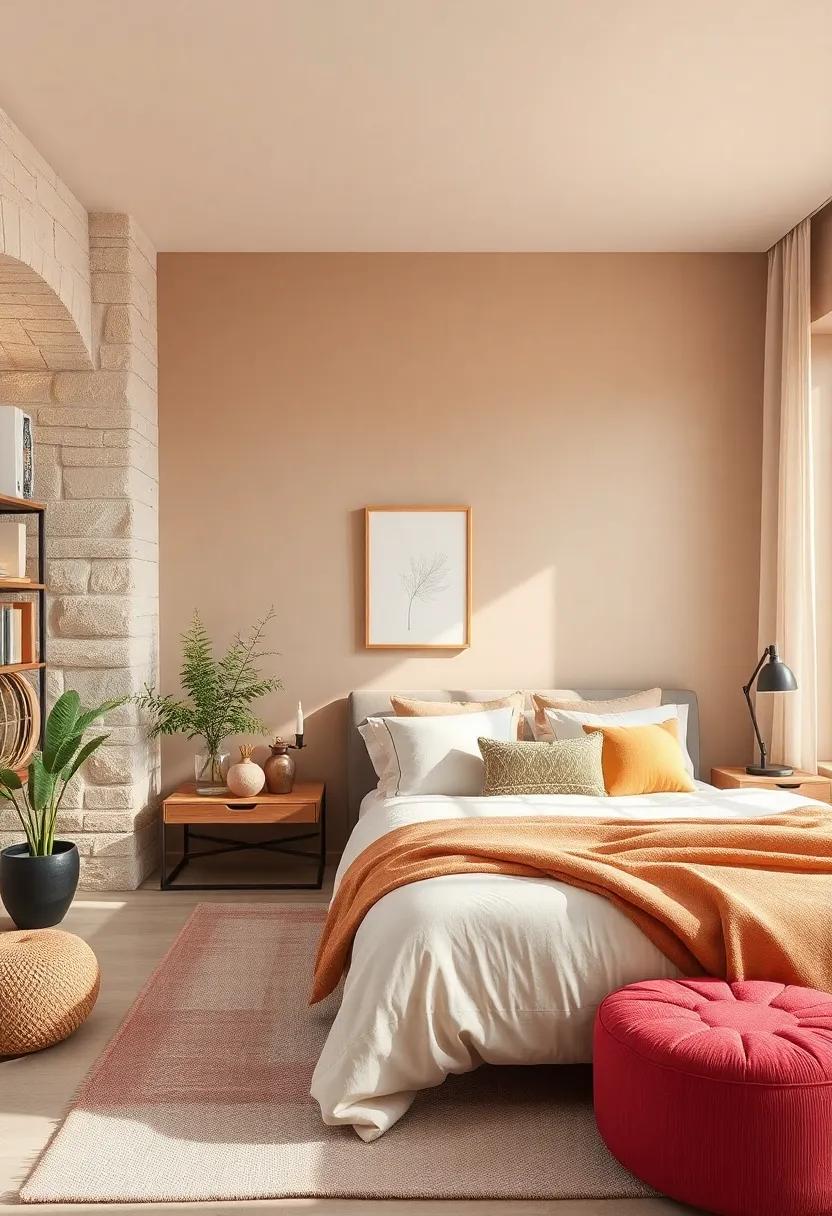 Sand Beige: A soft sand beige creates a neutral canvas‍ that exudes warmth, allowing for‍ various⁣ accent colors that can enhance your rooms’ snugness