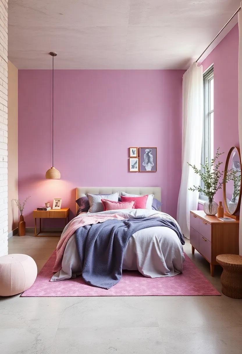 Soft⁢ Lilac: Infusing your space with a hint of soft lilac creates an ⁤ethereal charm, perfect for a dreamy,⁣ cozy vibe