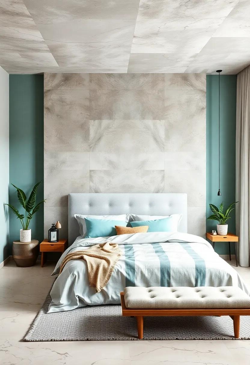 Soft Aqua:⁢ Infuse ‌cool relaxation into⁤ your bedroom with soft ⁢aqua, promoting a tranquil ambiance reminiscent of calm waters