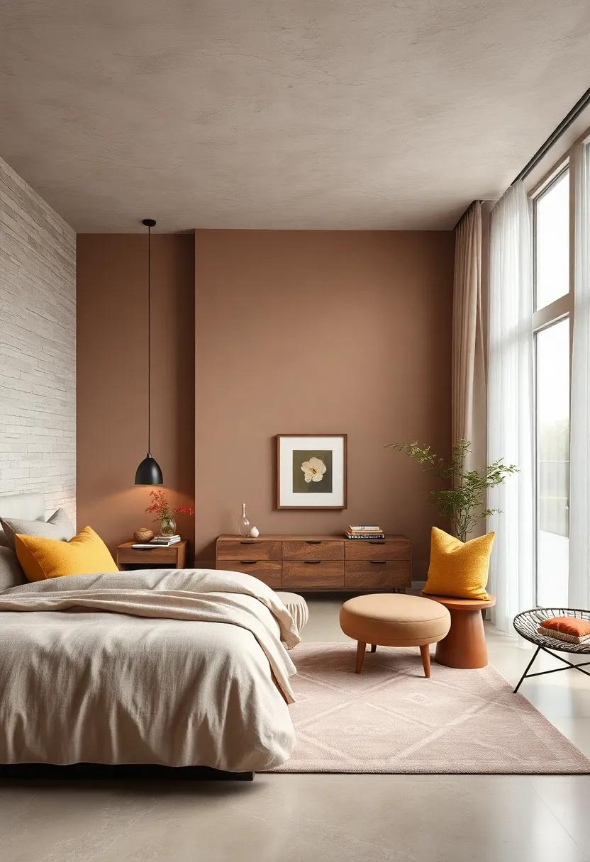 warm⁤ Taupe: A warm taupe​ offers a grounding effect, ⁤balancing modern aesthetics with classic warmth, making your bedroom feel inviting