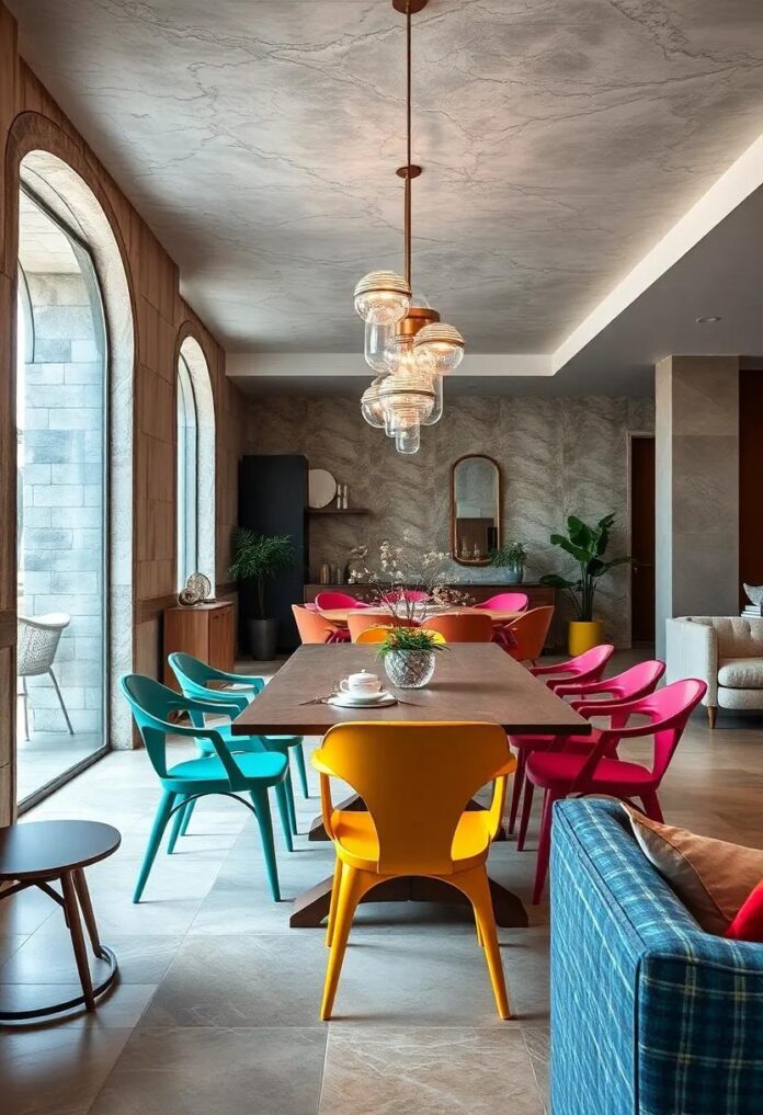 27 Colorful Chairs to Revitalize Your Dining Area with Vibrant Style