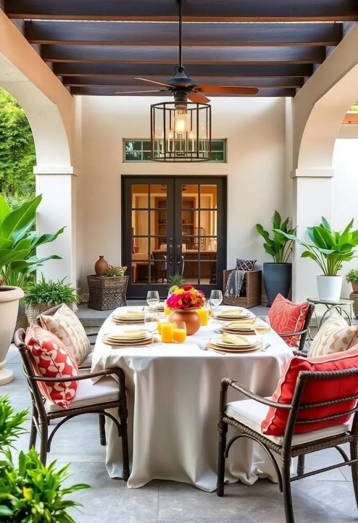 25 Stylish Outdoor Tablecloths to Elevate Your Patio Dining Experience
