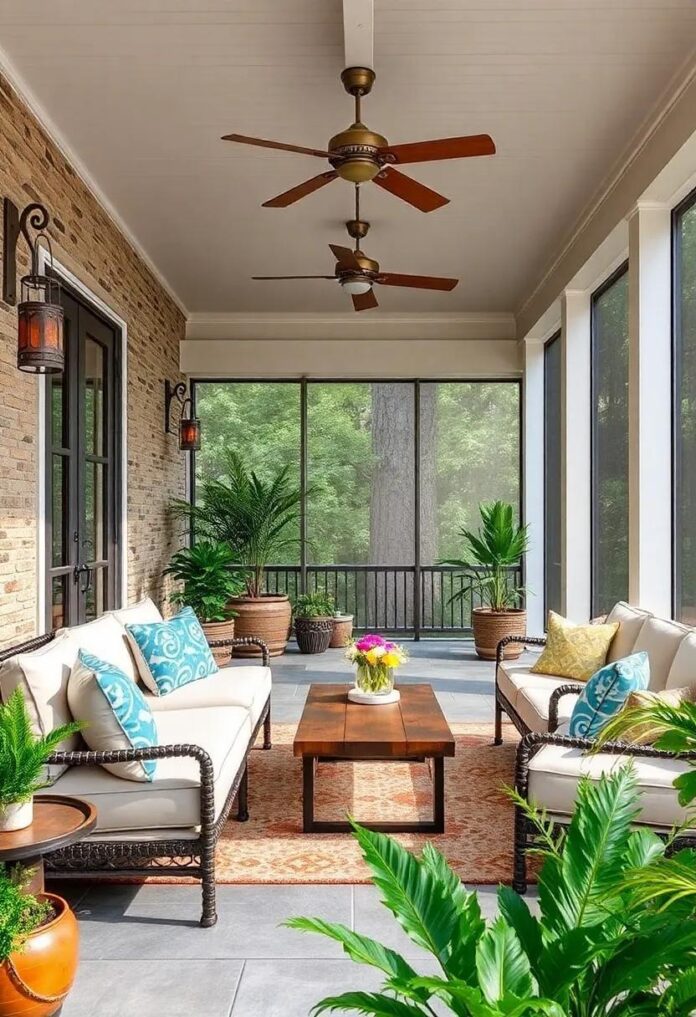 27 Stylish Screened Porch Flooring Ideas to Transform Your Outdoor Oasis