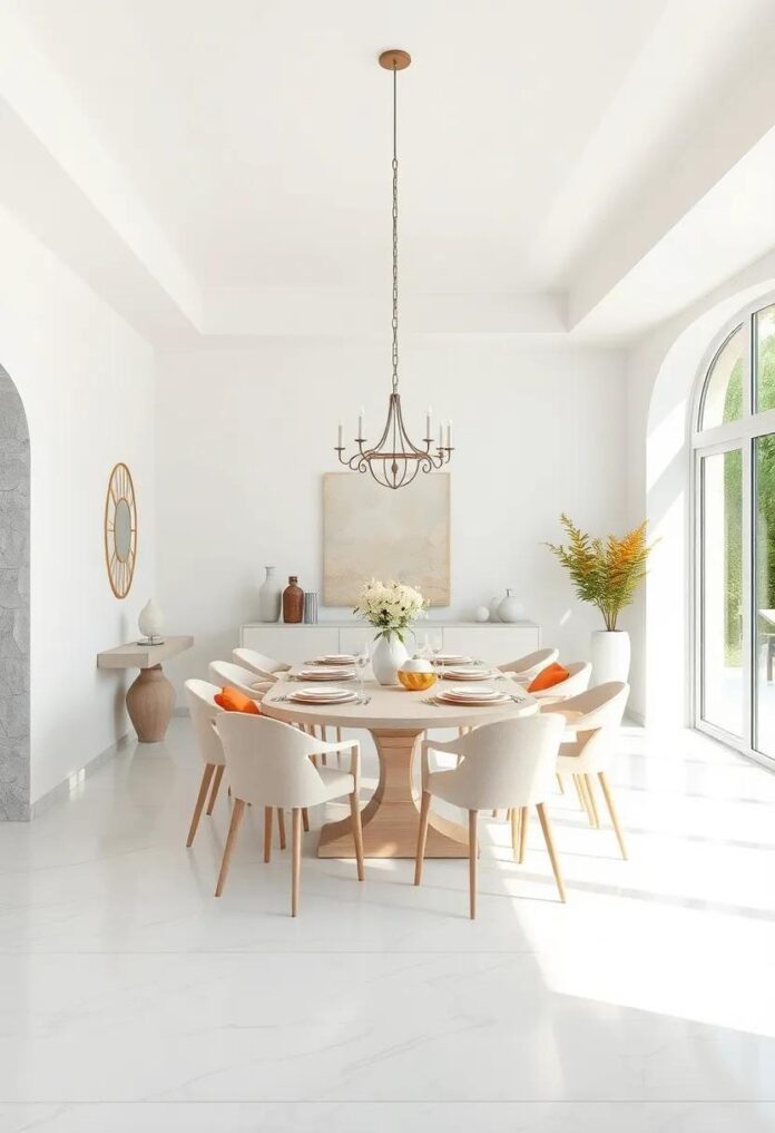 29 Stunning All-White Dining Room Ideas to Elevate Your Space with Timeless Elegance