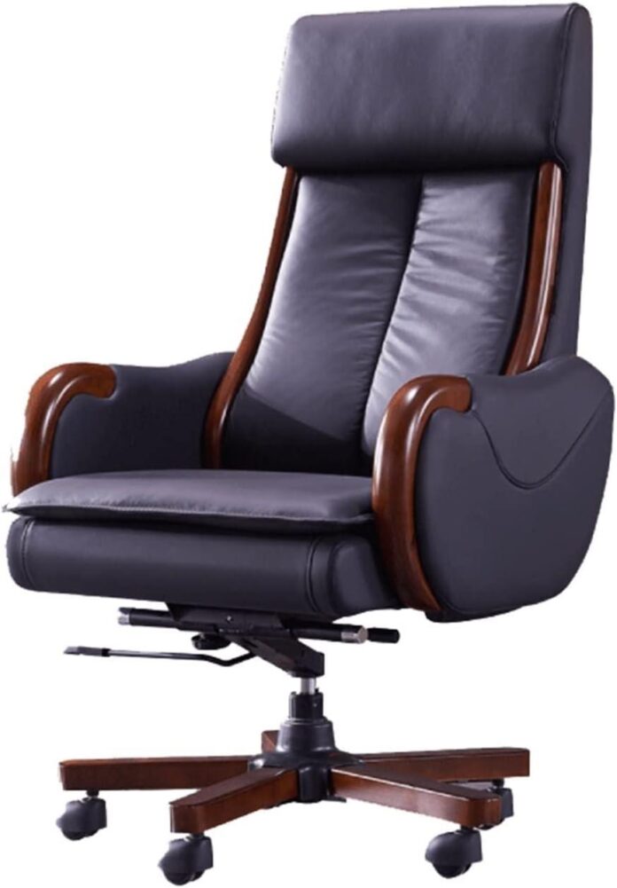 Why We Chose This Executive Cowhide Chair for Our Home Office