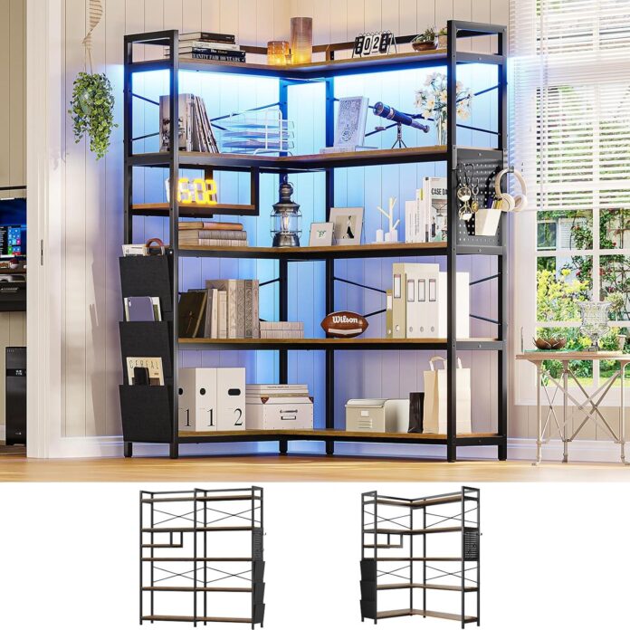How We Organized Chaos with the Itaar 5-Tier Corner Bookshelf