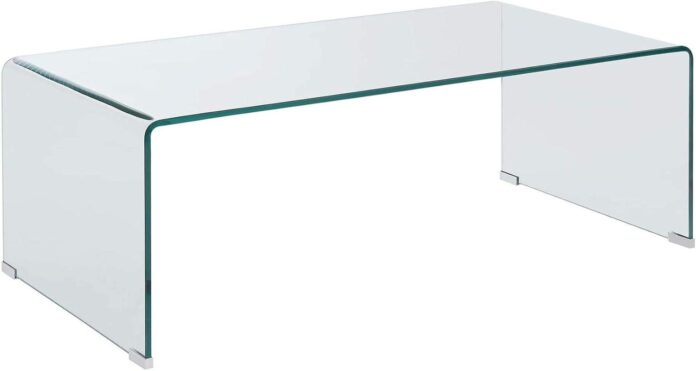 Why We Love the Ripley Glass Coffee Table’s Sleek Minimalism