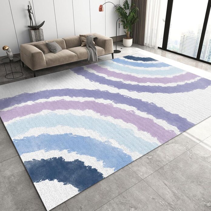 Our Honest Take on the Blue Purple Geometric Kids Rug – Stylish & Soft