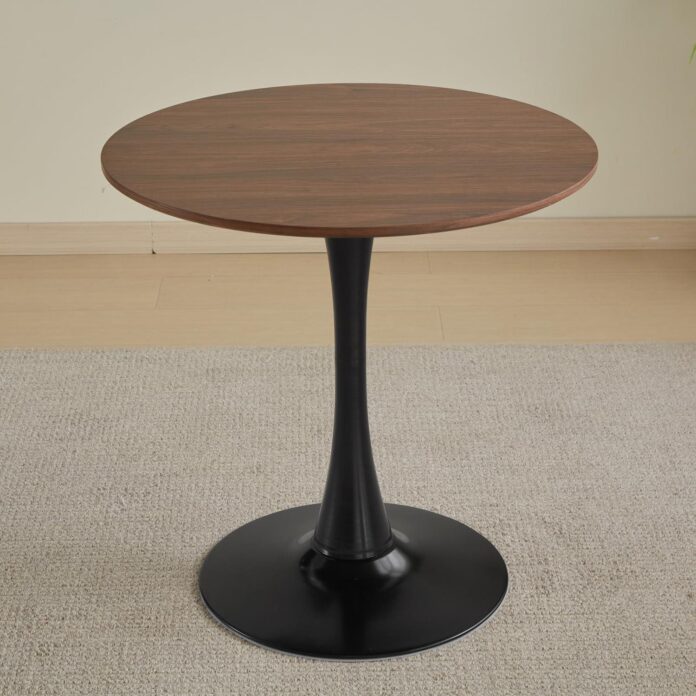 Our Take on the Stylish 31.5″ Walnut Tulip Dining Table for Small Spaces