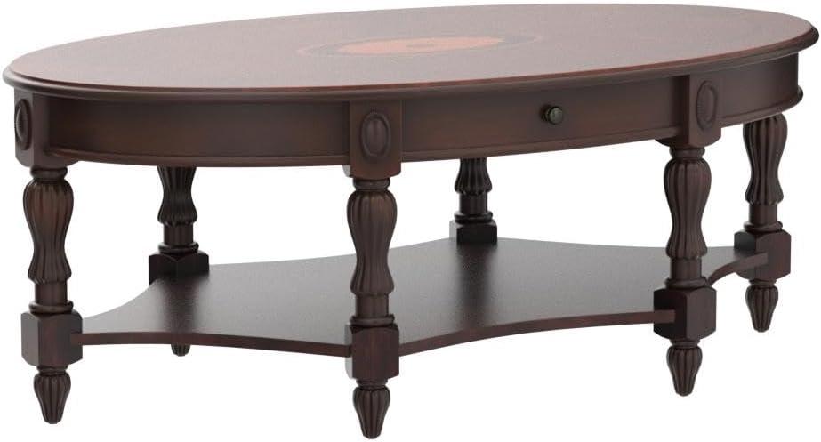 Refreshing Our living Room with LEEMTORIG's Elegant Oval Coffee Table