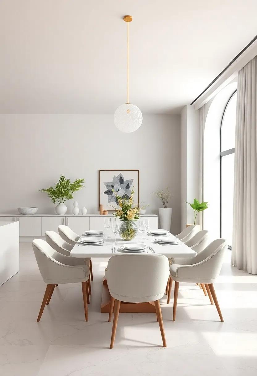 Bold Surroundings: Use all-white ⁣furnishings against a ‍backdrop of darker ​walls or cabinetry to create striking contrast and elevate the sense of spaciousness