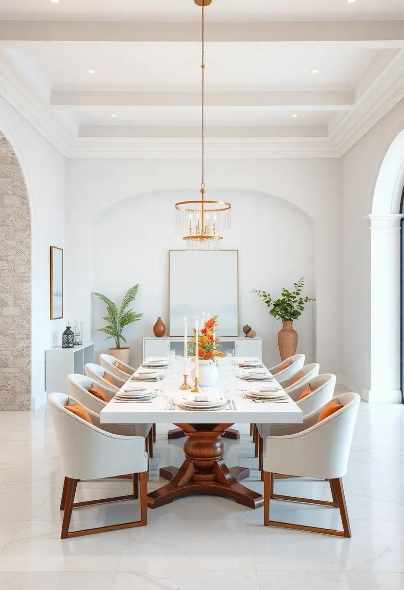 Bright Accents:⁣ Add subtle metallic elements such as brass candlesticks ‍or ​silver cutlery that can catch‍ the light‌ and create ⁤a sophisticated atmosphere without overwhelming the palette