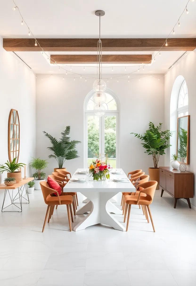 Layered Lighting: Drape‍ string lights or‌ fairy lights around windows or ceiling⁤ fixtures to add⁢ a whimsical touch,‍ ideal for evening gatherings and soft‍ ambiance
