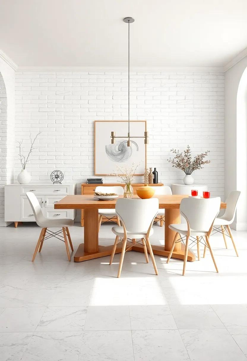 Mismatched chairs: Create an eclectic vibe with⁤ a mix of white dining chairs ‍in different styles, from modern to vintage, that harmonize‌ beautifully in a monochromatic palette