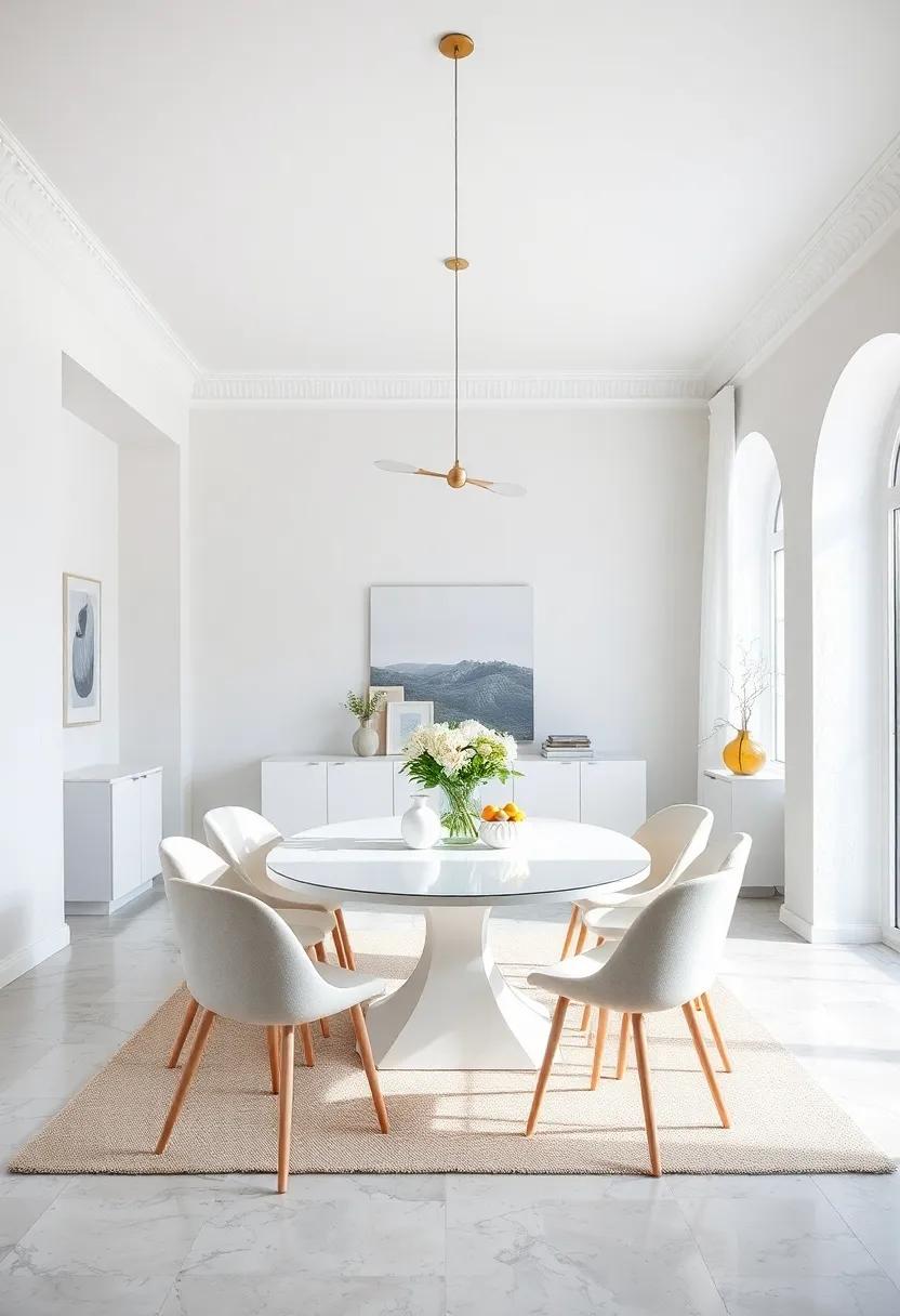 Scandinavian Inspirations: Adopt a minimalist approach‌ with Scandinavian furniture designs that focus on⁤ functionality‌ combined with understated⁢ elegance in an ⁤all-white scheme