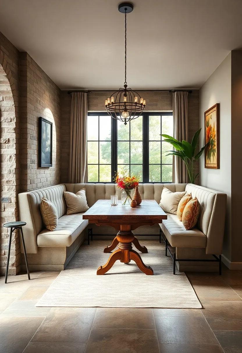 Vintage Table Revival: Pair your banquette with a mismatched vintage dining ⁢table⁤ for an eclectic, bohemian appeal