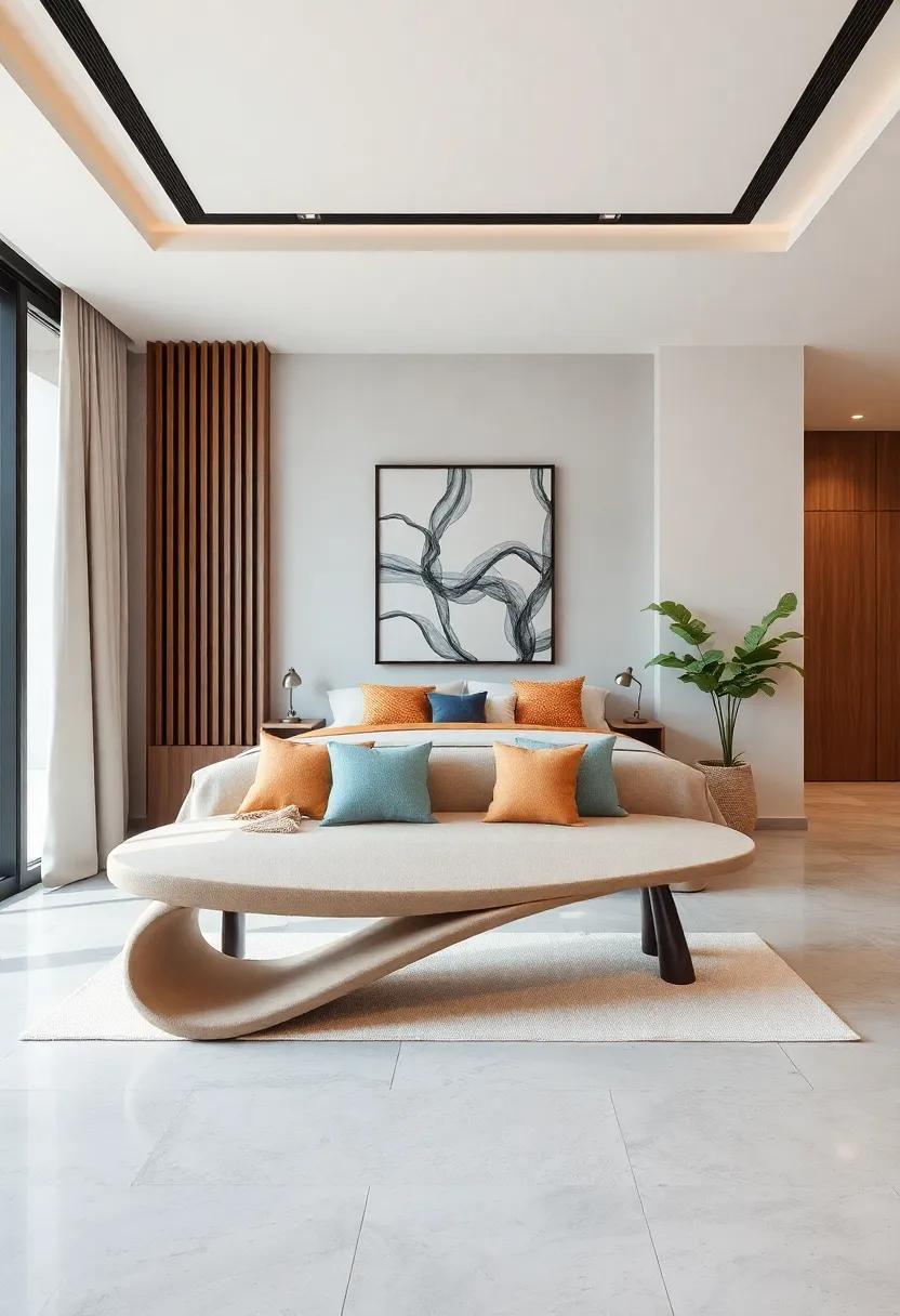 Artistic ​Flair‍ with⁢ a Sculptural Bench: Showcase your appreciation for design with a sculptural bench featuring​ an ⁣artistic shape,turning a functional piece of⁢ furniture into a striking piece of art