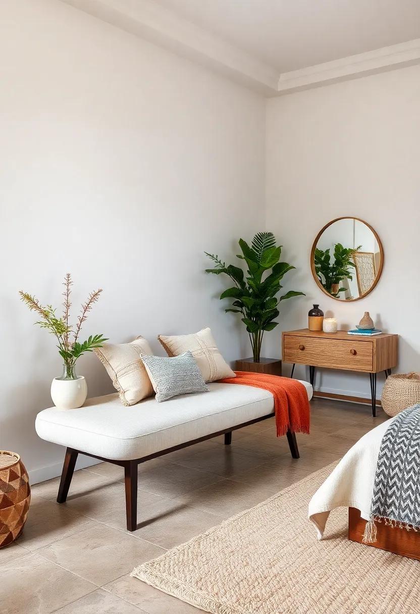 Harmonious Serenity with a Soft-Edged Bench: Finish your ⁤list⁣ with a⁤ soft-edged ⁤bench that features rounded corners​ and‌ a ⁣plush seat, bringing a sense of ⁤calm and balance to your ​bedroom‌ sanctuary