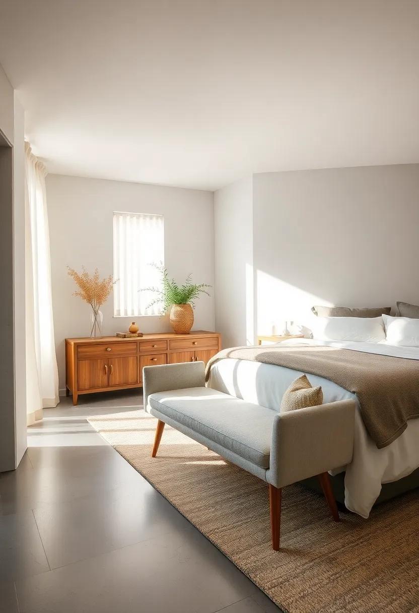 Subtle Elegance with a Linen Upholstered‌ Bench: Soft⁢ linen‌ upholstery adds a touch of everyday ⁢elegance, while a ⁤supportive ⁣backrest ensures your ‍comfort‍ while ‌you prepare for the ⁤day ahead