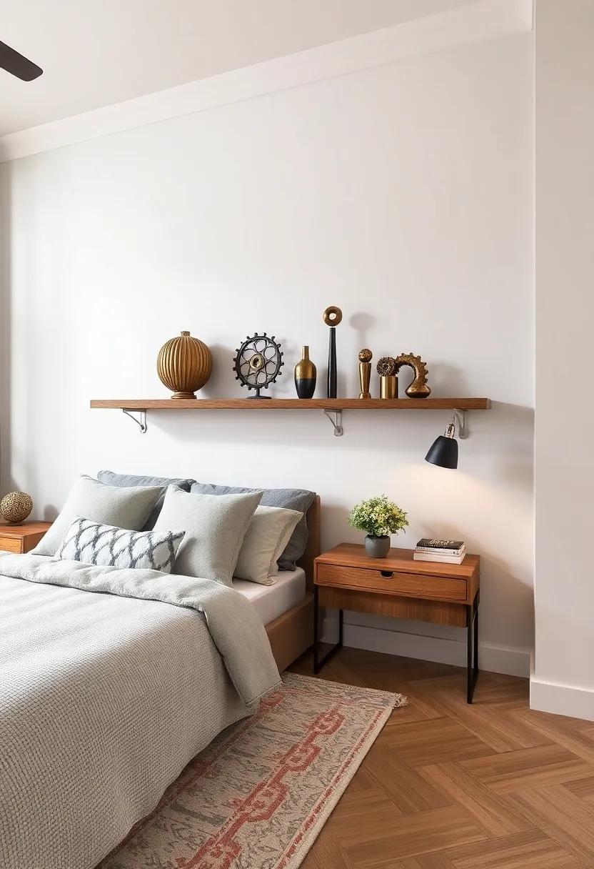 Industrial Metal Sculptures: Add an edge with sleek industrial metal pieces like gears, pipes, or abstract welded forms