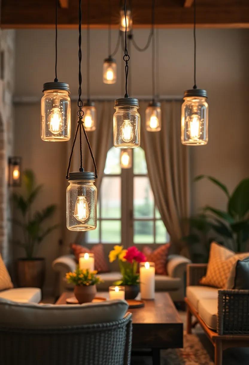 DIY Mason Jar Lanterns: Get crafty with mason jars⁤ to create beautiful, ‍personalized lanterns ‍that can​ brighten up ⁤any outdoor gathering