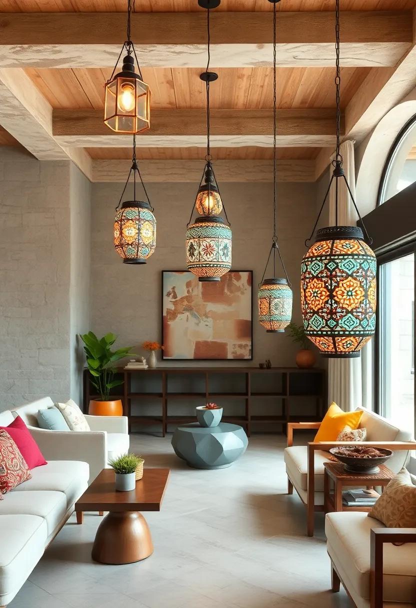 Ethnic Patterned Lanterns: Celebrate global ⁢influences with lanterns featuring intricate, hand-painted‍ patterns that tell stories from faraway places