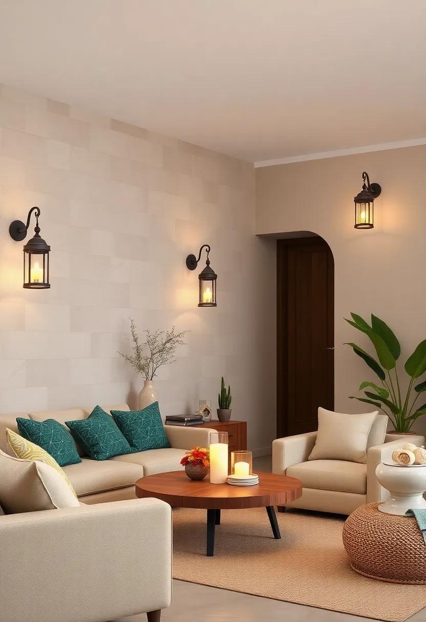 Lantern ⁣Wall Sconces: Save​ floor space by integrating⁣ lanterns as wall sconces, giving your ​walls a playful, bohemian twist