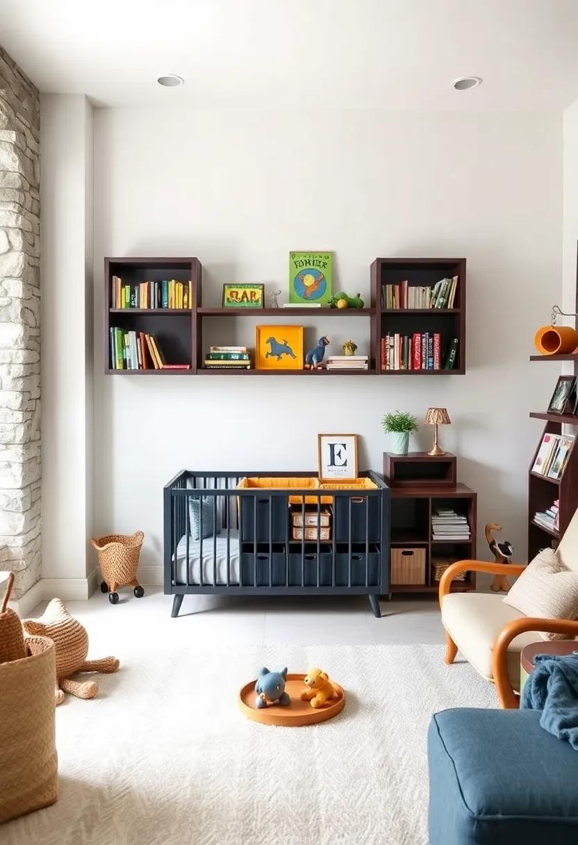 Wall-mounted Bookshelves: Utilize vertical space by⁤ installing wall-mounted bookshelves, perfect for‍ showcasing ‍favorite ⁢storybooks and keeping‌ the floor ​clutter-free