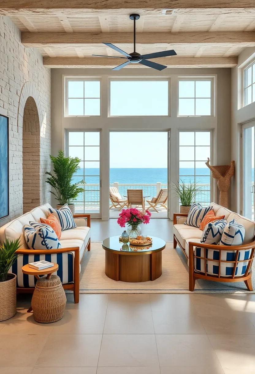 Opt for striped upholstery and cushions ⁤reminiscent of classic ⁣sailor uniforms to add ‌pattern and charm