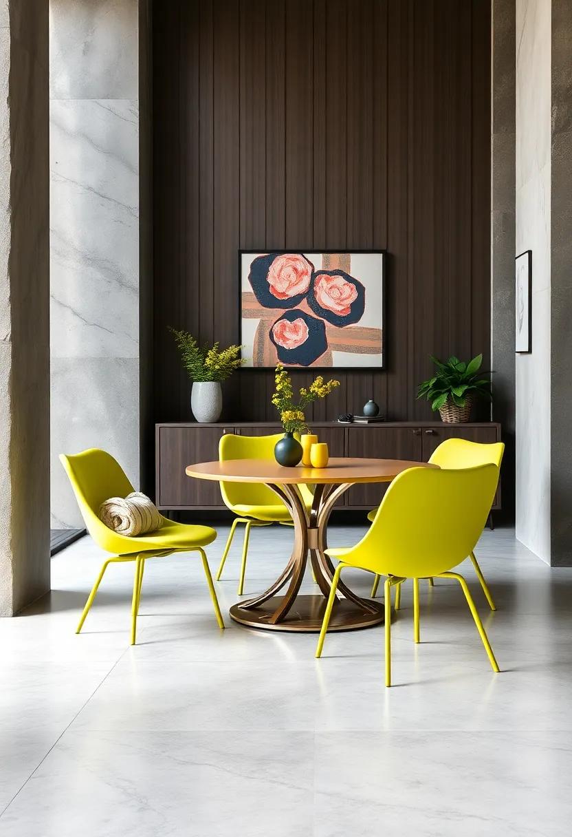 Cheerful Lime: Brighten up your space with⁢ lime chairs that add a zesty freshness,perfect for ​a contemporary style