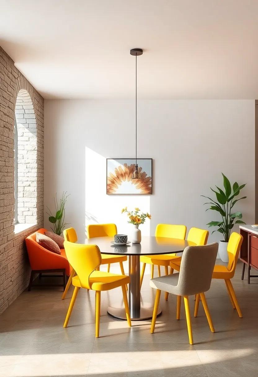 Sunlit Yellow: Inspired by the⁤ warmth of sunshine, these chairs ‍bring a cheerful brightness that uplifts the atmosphere of any dining area