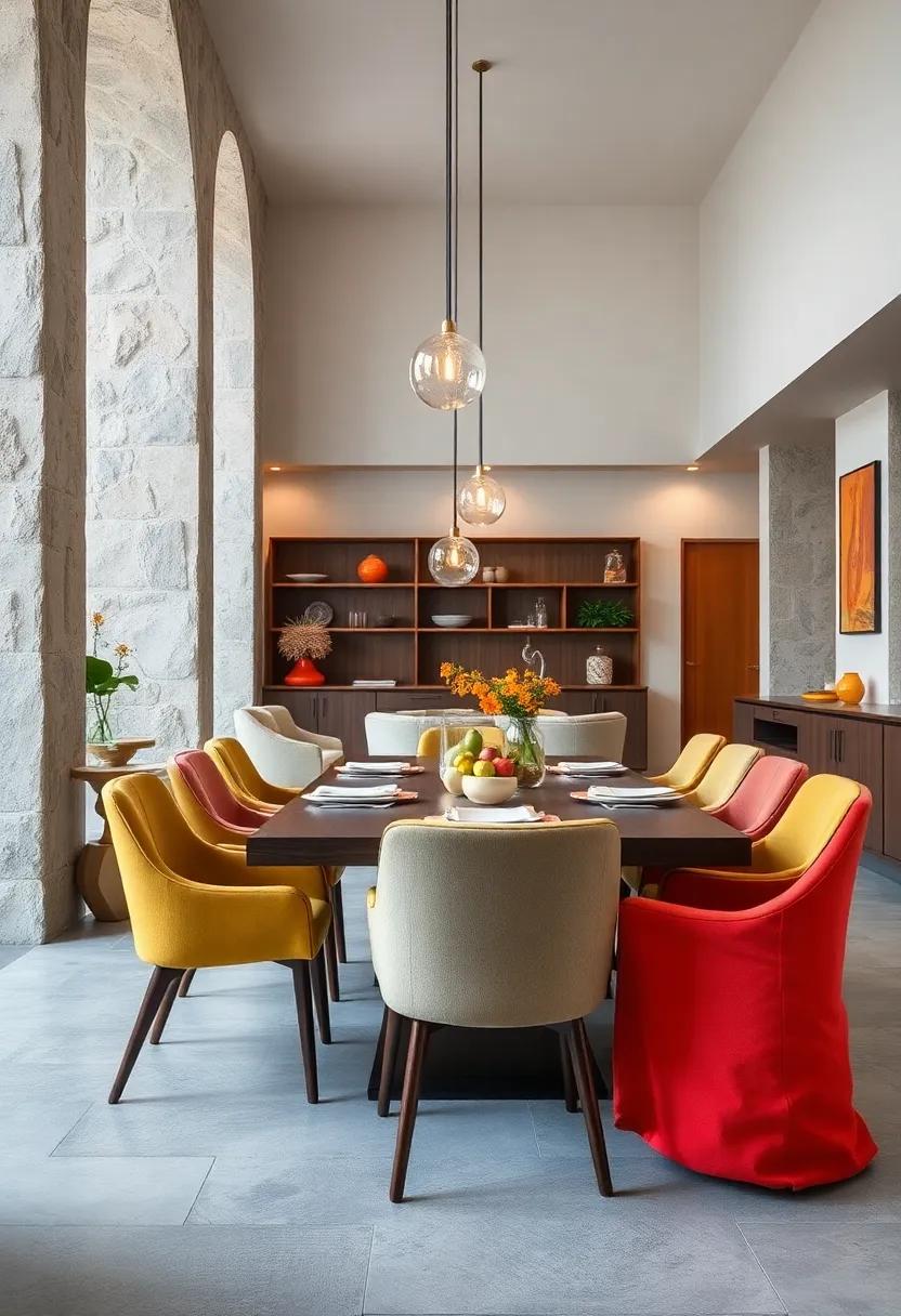 Nature-Inspired Olive: Olive chairs serve as a neutral yet colorful option, effortlessly ⁢blending with ⁢both rustic and contemporary styles while providing a refreshing ⁤pop