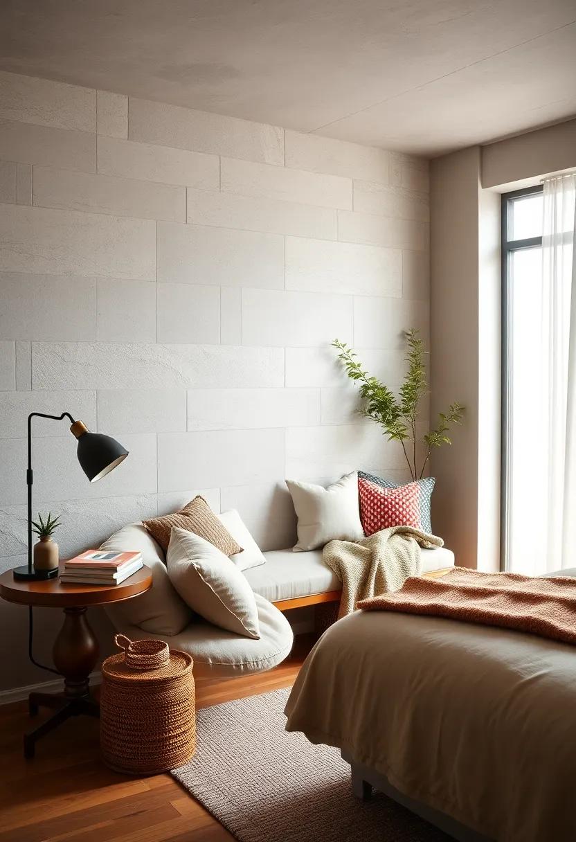 Create ‍a ​Reading Corner: Set ​up‌ a ‌small chair ⁤or a bench with ‌plush pillows and a warm throw where you can ‌curl‌ up with⁤ a‍ good ‌book