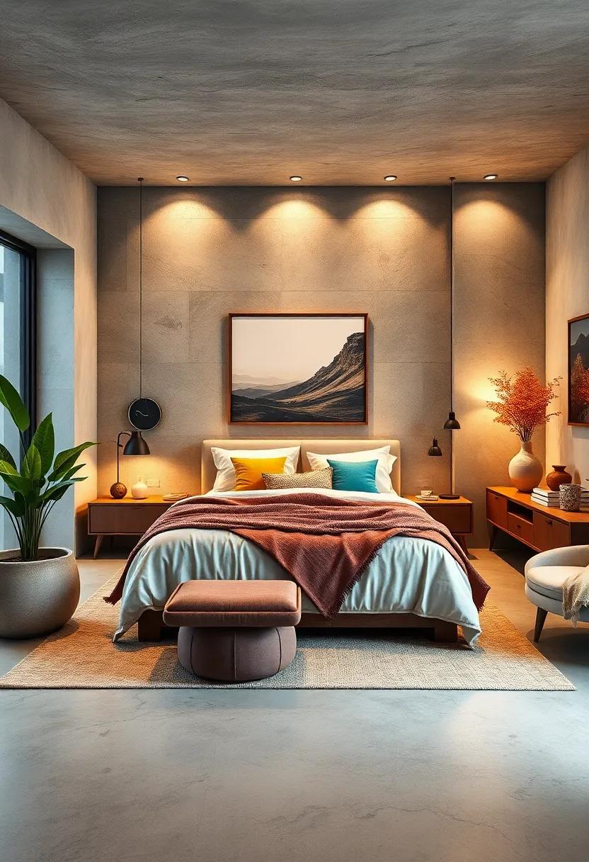 emphasize⁤ a​ Focal Point:​ Create a striking feature, like a beautifully ⁢framed bed or an eye-catching⁣ piece of art, to anchor⁤ the room
