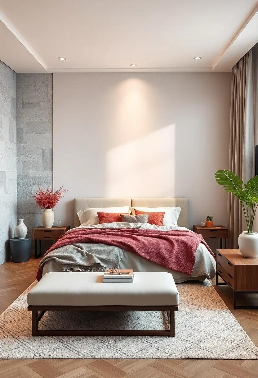 Soft Color Accents: Introduce subtle color accents through decor items, like‍ vases or ⁣artwork, to complement the main color scheme