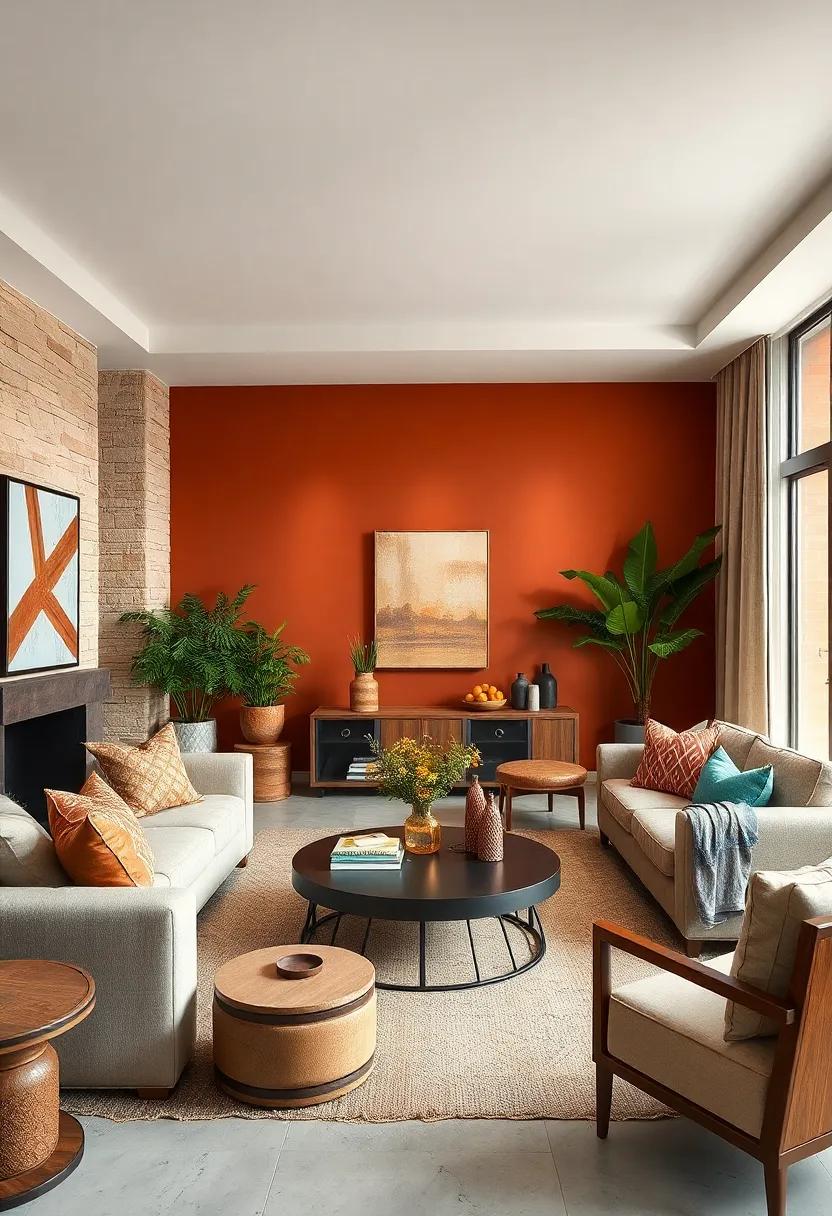 Embrace Warmth with a Terracotta Accent Wall