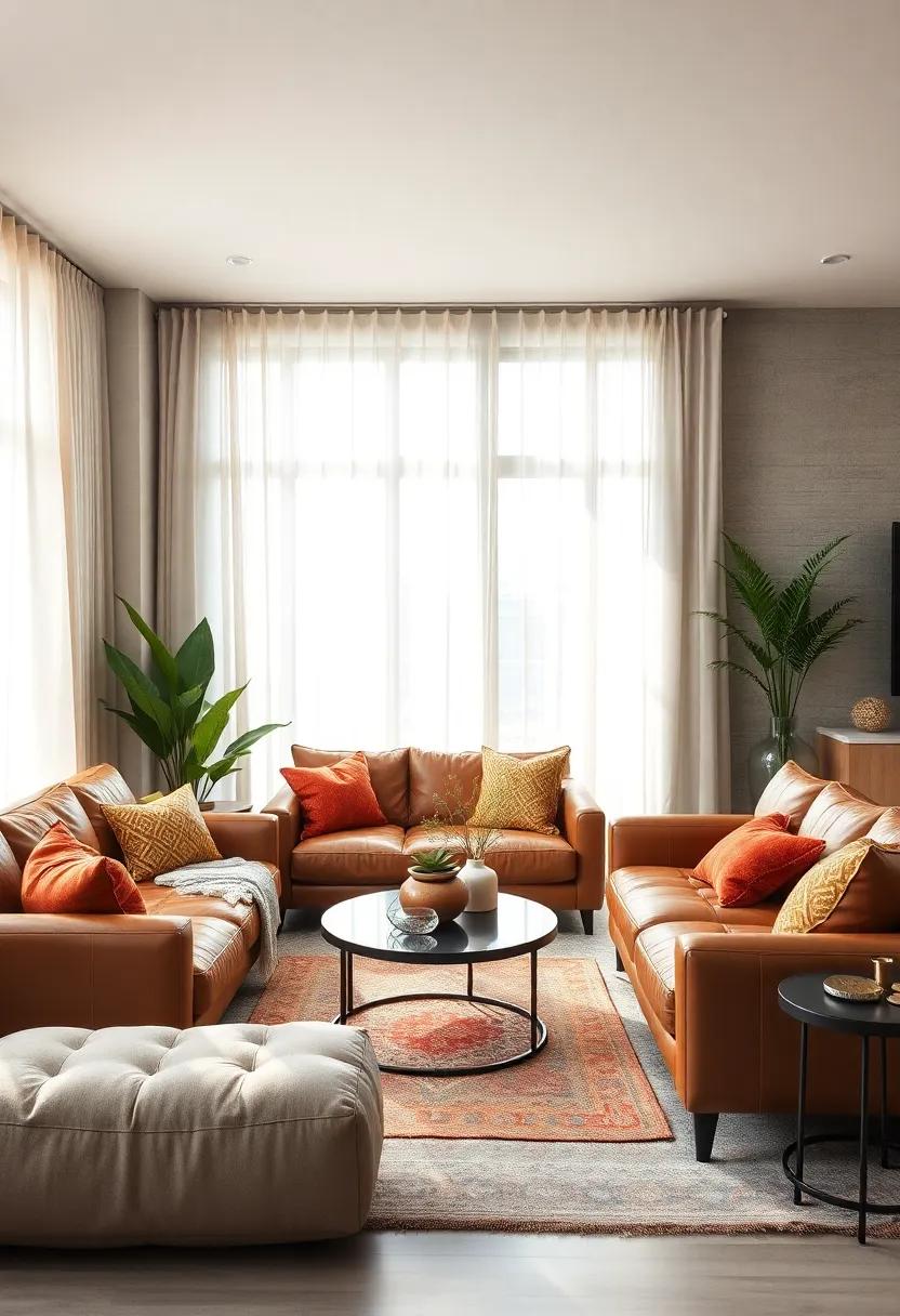 Use Natural Lighting: Maximize natural ‍light through large windows or sheer curtains to create an airy and harmonious​ living space