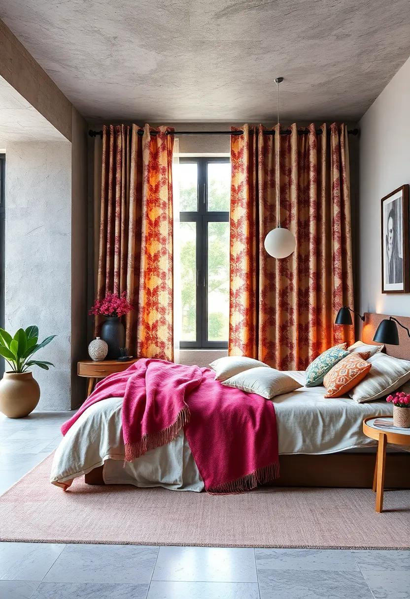 decorate your window treatments with embroidered or patterned curtains that complement your⁢ overall color⁣ scheme
