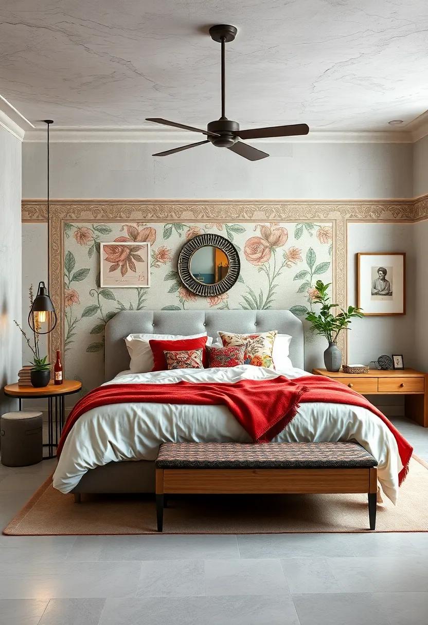 Use wallpaper borders⁤ featuring classic designs to frame your room or delineate spaces within a larger bedroom
