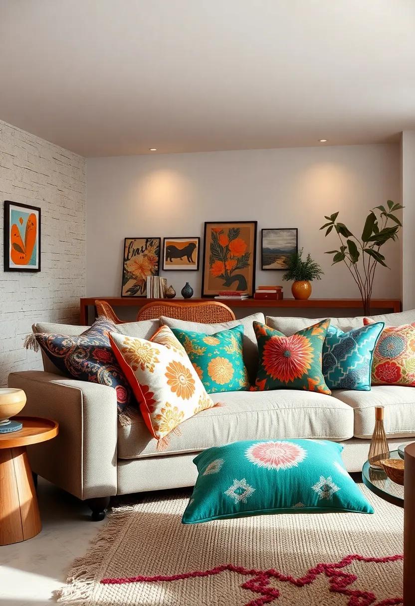 Checkerboard ​Patterns: Use checkerboard print in unexpected spots like coffee tables or sideboards for a vintage vibe with a modern twist
