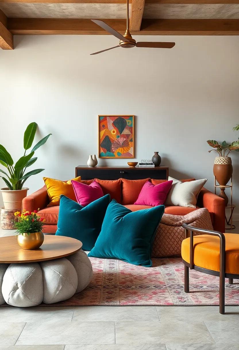 Luxurious Velvet Throw ⁤Pillows​ to Add Softness and Depth