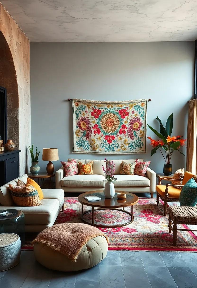 Embroidered Tapestries to Infuse Artistic Flair