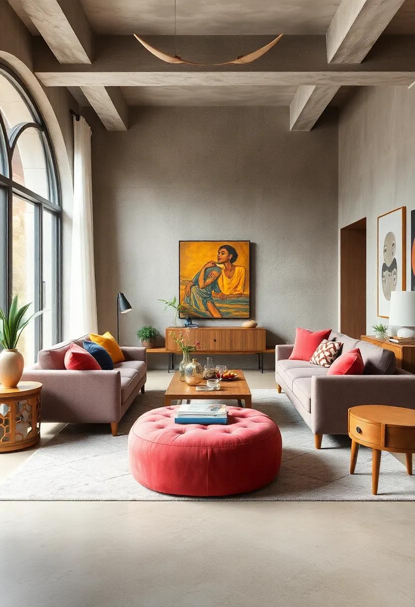 Suede⁤ Upholstered⁢ Ottomans⁣ for‍ Subtle, Silky⁤ Texture