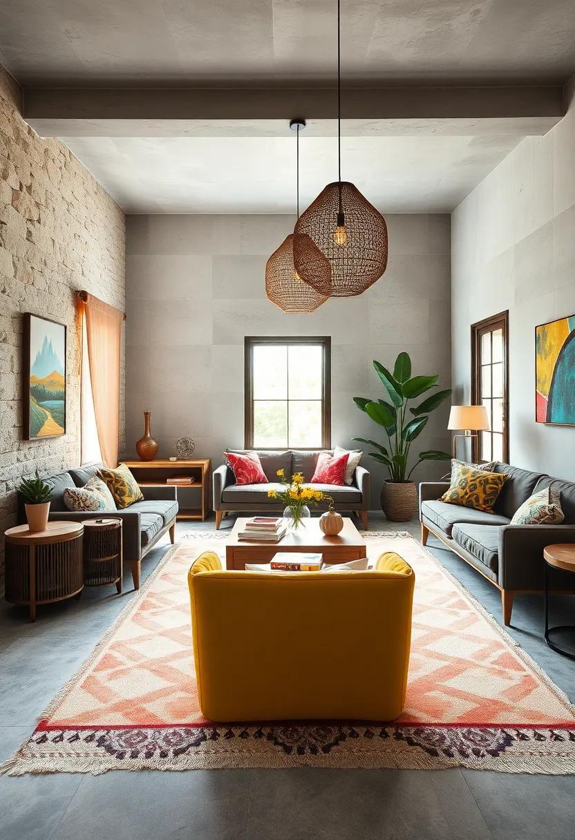 Celebrate Cultural Textiles: Incorporate ‌textiles from diverse cultures ‌into your design for​ a true eclectic feel,blending mid-century modern structures with bohemian fabrications​ that tell ‌a story