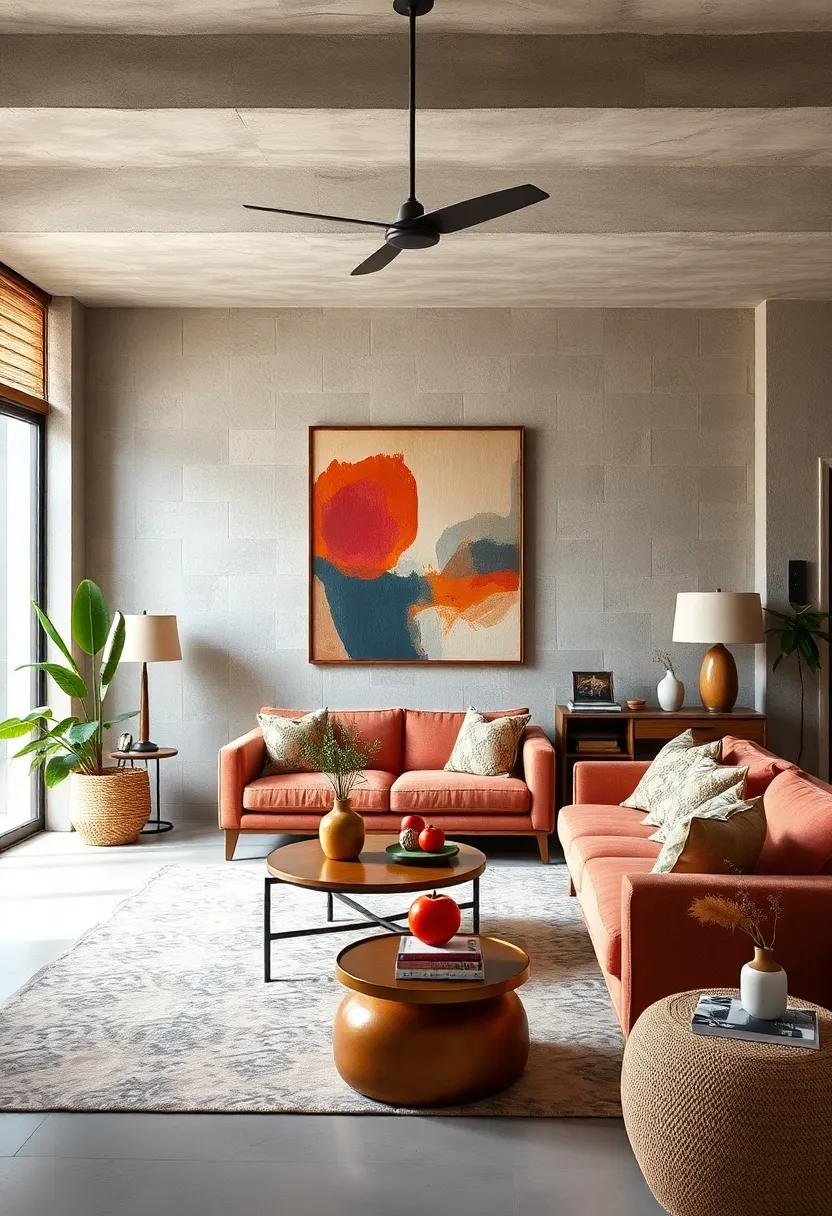 Play ‌with​ Scale: Combine large, impactful mid-century art with ⁣smaller, eclectic boho trinkets to create a dynamic visual interplay that captures​ attention and ‍encourages exploration