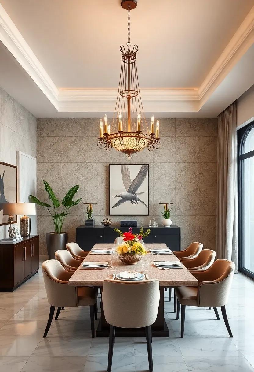 Use a statement chandelier ​or pendant light with intricate details to ⁤create a mesmerizing focal point